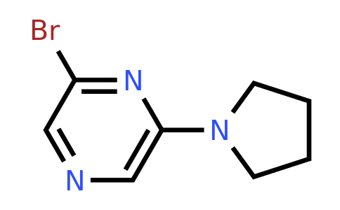 CAS 1017781-85-9 | 2-Bromo-6-(pyrrolidin-1-YL)pyrazine