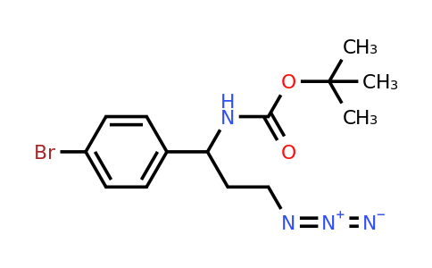 Tert-butyl [3-azido-1-(4-bromophenyl)propyl]carbamate
