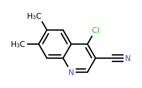 CAS 1017788-74-7 | 4-Chloro-6,7-dimethylquinoline-3-carbonitrile