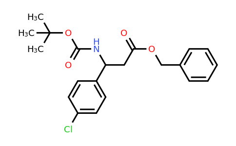 CAS 1017789-39-7 | Benzyl 3-((tert-butoxycarbonyl)amino)-3-(4-chlorophenyl)propanoate