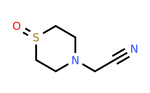 CAS 1017791-79-5 | 4-Thiomorpholine acetonitrile, 1-oxide