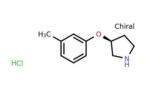 CAS 1017803-20-1 | (S)-3-(3-Methylphenoxy)pyrrolidine hydrochloride