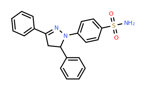 CAS 10179-57-4 | 4-(3,5-diphenyl-4,5-dihydro-1H-pyrazol-1-yl)benzene-1-sulfonamide