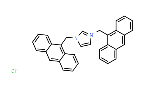 CAS 1018068-81-9 | 1,3-bis(anthracen-9-ylmethyl)-1H-imidazol-3-ium chloride
