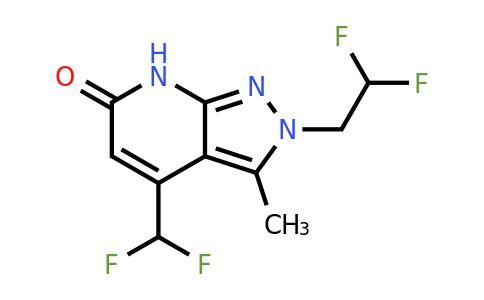 CAS 1018126-61-8 | 2-(2,2-Difluoroethyl)-4-(difluoromethyl)-3-methyl-2H-pyrazolo[3,4-b]pyridin-6(7H)-one