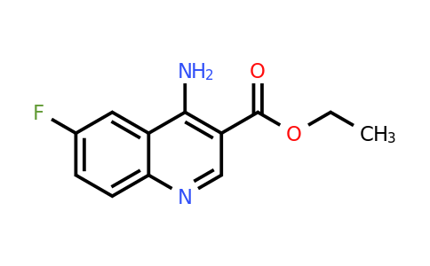 CAS 1018127-51-9 | Ethyl 4-amino-6-fluoroquinoline-3-carboxylate