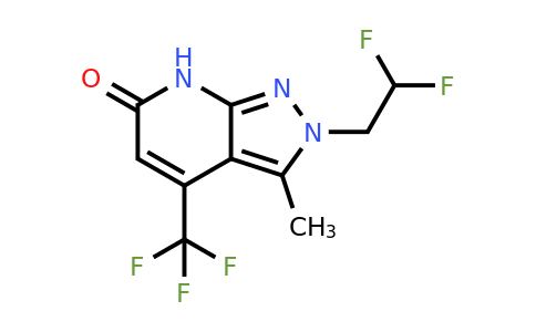 CAS 1018127-62-2 | 2-(2,2-Difluoroethyl)-3-methyl-4-(trifluoromethyl)-2H-pyrazolo[3,4-b]pyridin-6(7H)-one