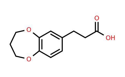 CAS 1018131-87-7 | 3-(3,4-Dihydro-2H-1,5-benzodioxepin-7-yl)propanoic acid