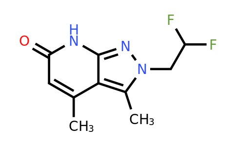 CAS 1018163-56-8 | 2-(2,2-Difluoroethyl)-3,4-dimethyl-2H-pyrazolo[3,4-b]pyridin-6(7H)-one