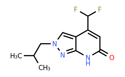 CAS 1018163-68-2 | 4-(Difluoromethyl)-2-isobutyl-2H-pyrazolo[3,4-b]pyridin-6(7H)-one