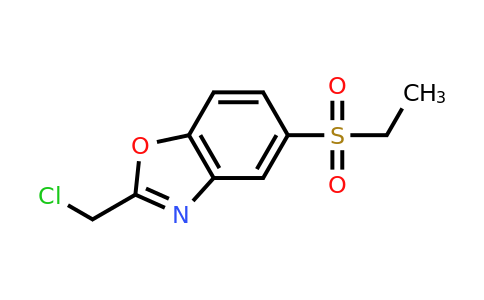 CAS 1018186-60-1 | 2-(Chloromethyl)-5-(ethanesulfonyl)-1,3-benzoxazole