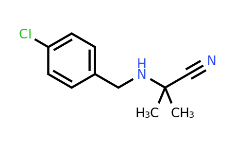 CAS 1018265-80-9 | 2-((4-Chlorobenzyl)amino)-2-methylpropanenitrile