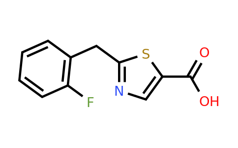 CAS 1018297-66-9 | 2-[(2-fluorophenyl)methyl]-1,3-thiazole-5-carboxylic acid