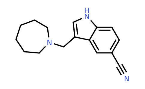CAS 101831-76-9 | 3-(Azepan-1-ylmethyl)-1H-indole-5-carbonitrile