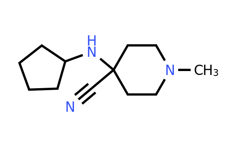 CAS 1018435-91-0 | 4-(cyclopentylamino)-1-methylpiperidine-4-carbonitrile