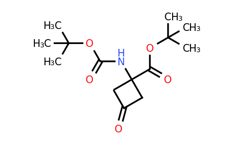 CAS 1018478-24-4 | tert-butyl 1-(tert-butoxycarbonylamino)-3-oxo-cyclobutanecarboxylate