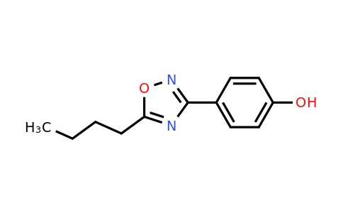CAS 10185-79-2 | 4-(5-Butyl-1,2,4-oxadiazol-3-yl)phenol