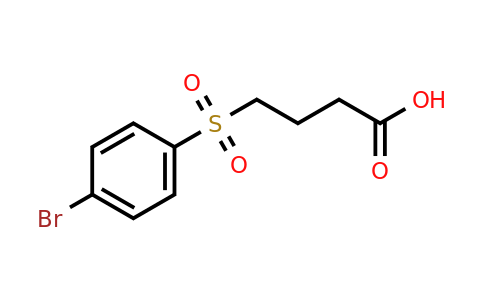 CAS 1018522-96-7 | 4-(4-Bromobenzenesulfonyl)butanoic acid