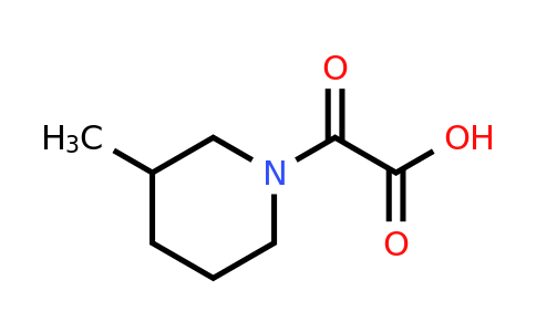 CAS 1018565-95-1 | 2-(3-methylpiperidin-1-yl)-2-oxoacetic acid