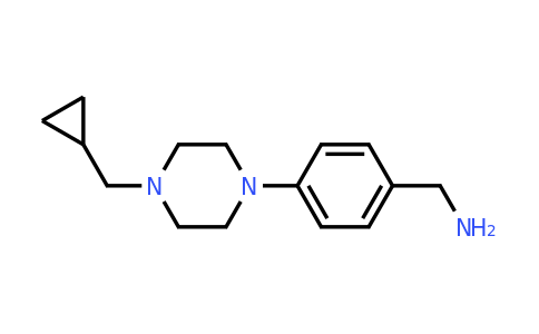 CAS 1018613-28-9 | {4-[4-(cyclopropylmethyl)piperazin-1-yl]phenyl}methanamine