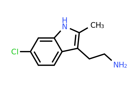 CAS 1018637-31-4 | 2-(6-chloro-2-methyl-1H-indol-3-yl)ethan-1-amine