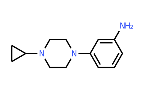 CAS 1018649-33-6 | 3-(4-cyclopropylpiperazin-1-yl)aniline