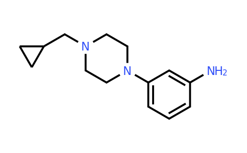 CAS 1018649-76-7 | 3-[4-(Cyclopropylmethyl)piperazin-1-yl]aniline