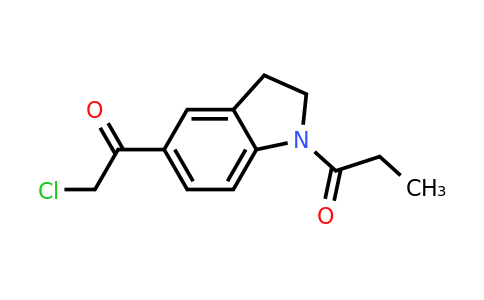 CAS 1018660-58-6 | 1-[5-(2-Chloroacetyl)-2,3-dihydro-1H-indol-1-yl]propan-1-one