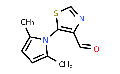 CAS 1018678-46-0 | 5-(2,5-Dimethyl-1H-pyrrol-1-yl)thiazole-4-carbaldehyde