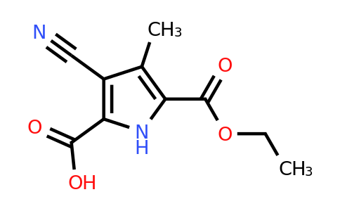 CAS 101871-99-2 | 3-Cyano-5-(ethoxycarbonyl)-4-methyl-1H-pyrrole-2-carboxylic acid