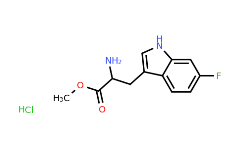 CAS 1018815-57-0 | methyl 2-amino-3-(6-fluoro-1H-indol-3-yl)propanoate hydrochloride
