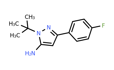 CAS 1019015-56-5 | 1-tert-butyl-3-(4-fluorophenyl)-1H-pyrazol-5-amine