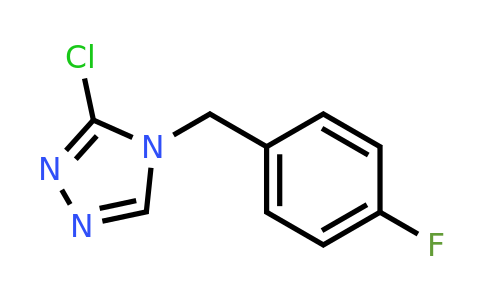 CAS 1019033-05-6 | 3-Chloro-4-(4-fluorobenzyl)-4H-1,2,4-triazole