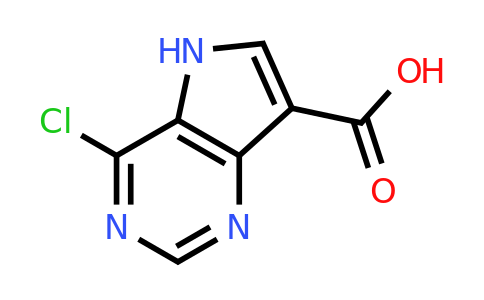 CAS 1019056-31-5 | 4-chloro-5H-pyrrolo[3,2-d]pyrimidine-7-carboxylic acid
