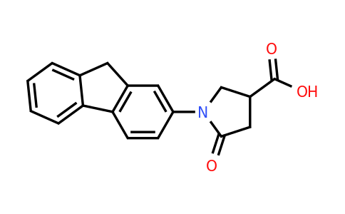 CAS 1019109-76-2 | 1-(9H-Fluoren-2-yl)-5-oxopyrrolidine-3-carboxylic acid