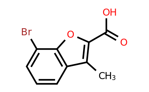 CAS 1019115-67-3 | 7-bromo-3-methyl-1-benzofuran-2-carboxylic acid