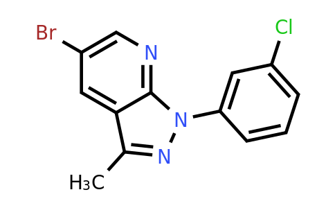 CAS 1019125-50-8 | 5-bromo-1-(3-chlorophenyl)-3-methyl-1H-pyrazolo[3,4-b]pyridine