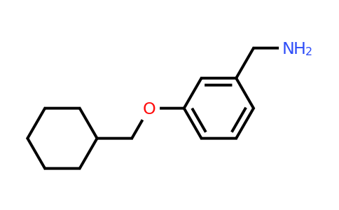 CAS 1019128-90-5 | (3-(Cyclohexylmethoxy)phenyl)methanamine