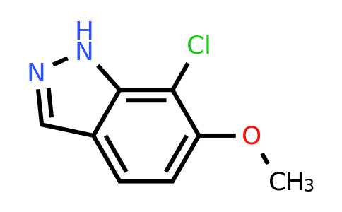 CAS 1019332-48-9 | 7-Chloro-6-methoxy-1H-indazole