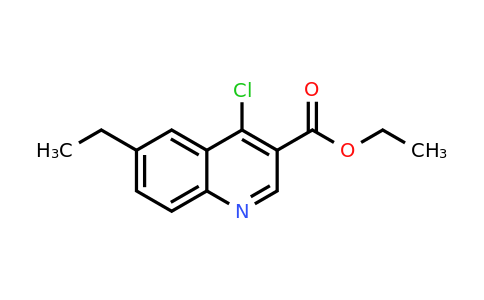 CAS 1019345-40-4 | Ethyl 4-chloro-6-ethylquinoline-3-carboxylate