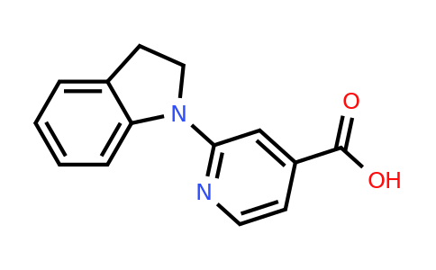 2-(Indolin-1-yl)isonicotinic acid