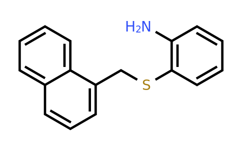 2-{[(naphthalen-1-yl)methyl]sulfanyl}aniline