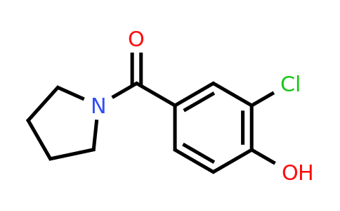 CAS 1019361-97-7 | 2-chloro-4-(pyrrolidine-1-carbonyl)phenol
