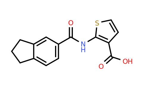 CAS 1019383-42-6 | 2-(2,3-Dihydro-1H-indene-5-amido)thiophene-3-carboxylic acid