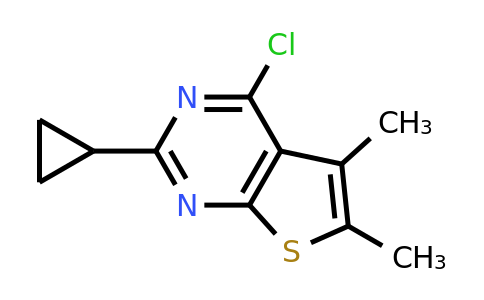 CAS 1019383-87-9 | 4-chloro-2-cyclopropyl-5,6-dimethylthieno[2,3-d]pyrimidine