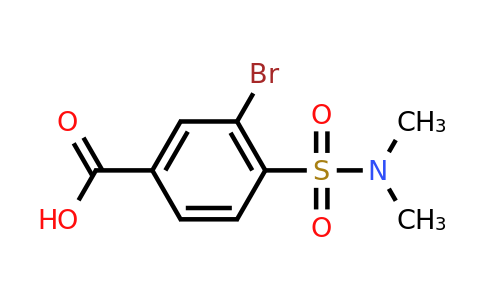 CAS 1019384-91-8 | 3-Bromo-4-(dimethylsulfamoyl)benzoic acid