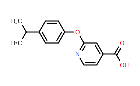 CAS 1019403-63-4 | 2-[4-(Propan-2-yl)phenoxy]pyridine-4-carboxylic acid