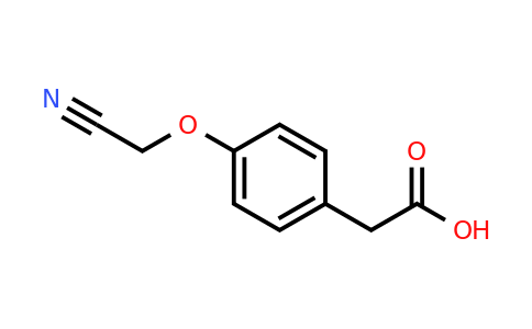 CAS 1019446-81-1 | 2-[4-(Cyanomethoxy)phenyl]acetic acid