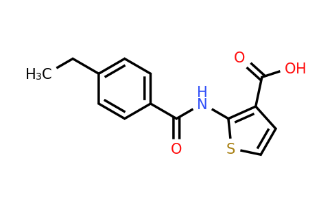 CAS 1019449-40-1 | 2-(4-Ethylbenzamido)thiophene-3-carboxylic acid