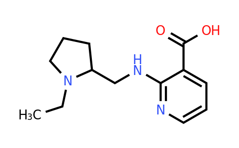 CAS 1019452-29-9 | 2-{[(1-ethylpyrrolidin-2-yl)methyl]amino}pyridine-3-carboxylic acid